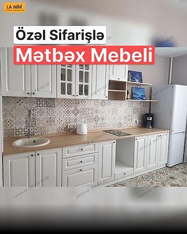 lovhe: Sifarişlə mətbəx dəsti, Özü çəkən petlələr, MDF, Kredit yoxdur — 1