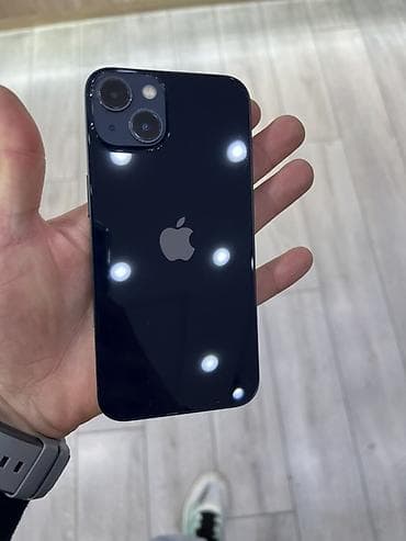 IPhone 13, 128 GB, Midnight, Zəmanət, Simsiz şarj, Face ID