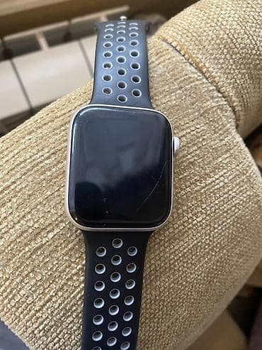 Компьютеры, ноутбуки и планшеты: Смарт часы, Apple, Водонепроницаемый, цвет - Серебристый — 2