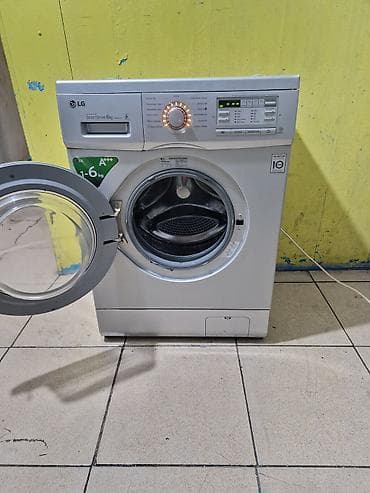 Техника и электроника: Стиральная машина LG, 6 кг, Б/у, Автомат, Есть сушка, Нет кредита, Платная доставка — 3