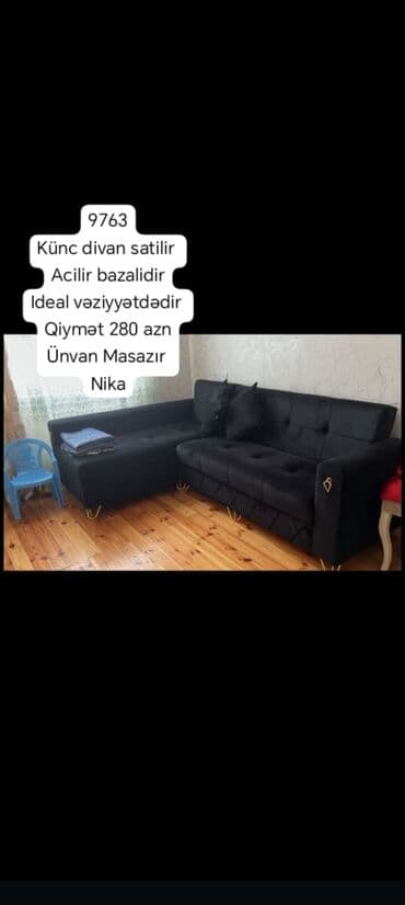 karaca baku endirim: 9763 Künc divan satilir Acilir bazalidir Ideal vəziyyətdədir Qiymət — 1