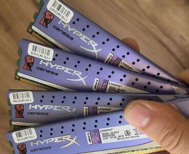 kompüter satisi: Operativ yaddaş (RAM) HyperX, 16 GB, 1600 Mhz, DDR3, PC üçün, Yeni — 2