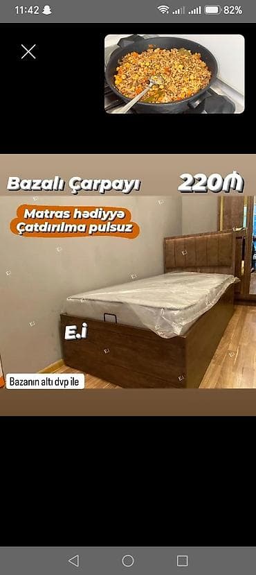 tek termolar: Yeni, Təknəfərlik çarpayı, Bazalı, Matras ilə — 1
