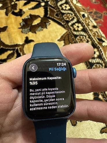 Смарт часы: Смарт часы, Apple, Водонепроницаемый, цвет - Синий — 1