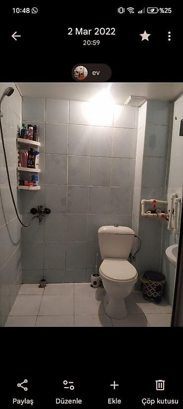 kiraye ev qebele: 5 mərtəbəli binanın birinci mərtəbəsi. Yaşamaq üçün hər bir şərait var — 6