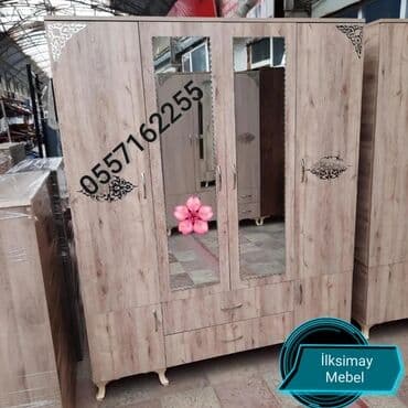 4 qapili dolab: Yeni, Açılan, 4 qapılı Düz dolab, Türkiyə — 23