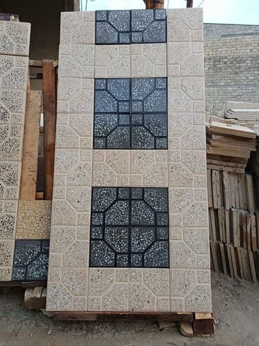 купить формы для декоративного камня: Məhsul: Beton mozaik səki/daş döşəmə plitələri Təsvir: - Açıq bej — 1