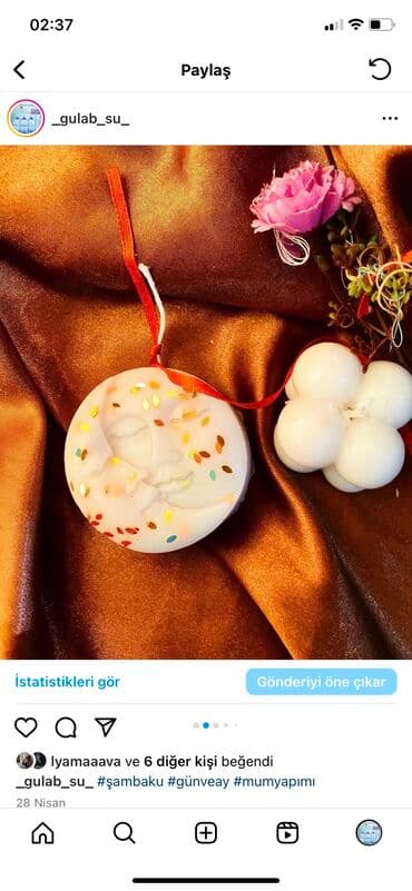 Pərdə və jalüzlər: Şam Dairəvi, Soya mumu — 1