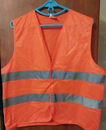 qaqa geyimi: Təhlukəsizlik jiletləri.Yeni Razmer:XXL /2 ədəd var. Sarı və Narıncı — 2