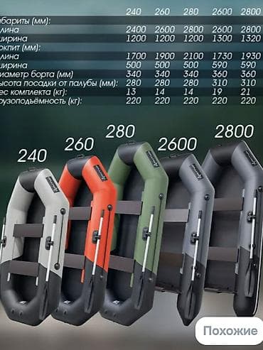 bas gitara: Şişmə qayıq – “Kallisto 240” seriyası Xüsusiyyətlər: - Ölçü: 240 sm — 1
