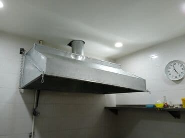Plitə işləri: Mətbəx üçün sənaye tipli havatəmizləyici çıxarıcı baca (aspirasiya — 2