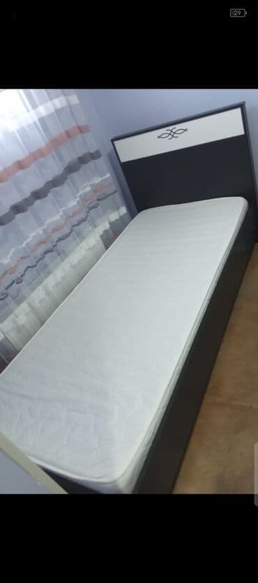 tek carpayllar: Oğlan və qız üçün, Çarpayı, Bazasız, Matras ilə, Siyirməsiz — 1