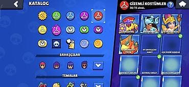 Məhsul: Brawl Stars oyun hesabı Xüsusiyyətlər: - Kupa yolu: 98,499 — 6