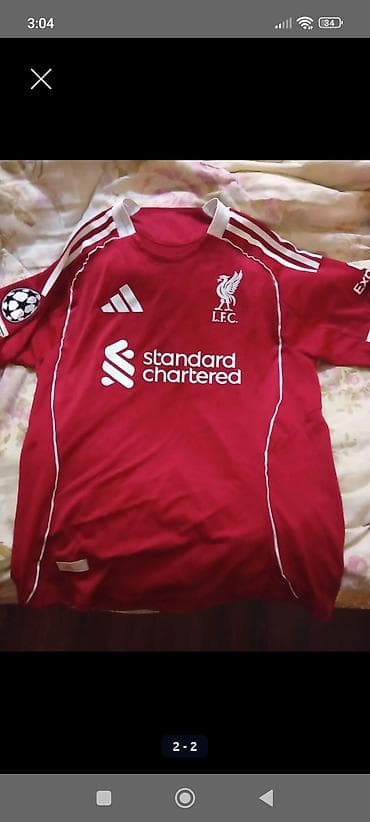 Futbolka, Adidas, rəng - Qırmızı — 1