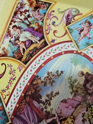 resim eseri: Bu, üzərində klassik rəsm əsərlərindən ilhamlanmış naxışlar olan — 10