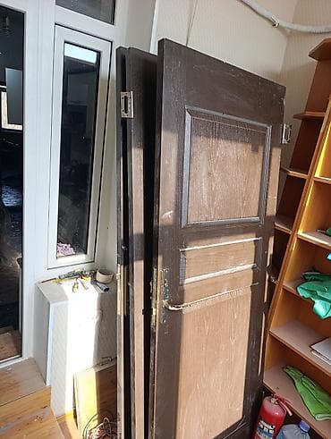 Dekorativ divar panelləri: Qapı dəsti – daxili keçid üçün - Material: MDF/taxta əsaslı, tünd — 2