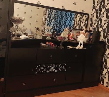 ağ qara mətbəx mebelləri: TV altlığı, Kredit yoxdur — 4