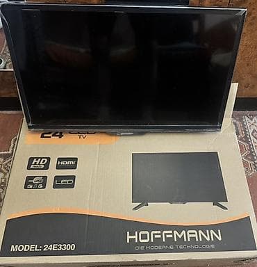 televizor kransteyn: Yeni Televizor Hoffmann LED ekran 24" HD (1366x768), Ödənişli çatdırılma — 2