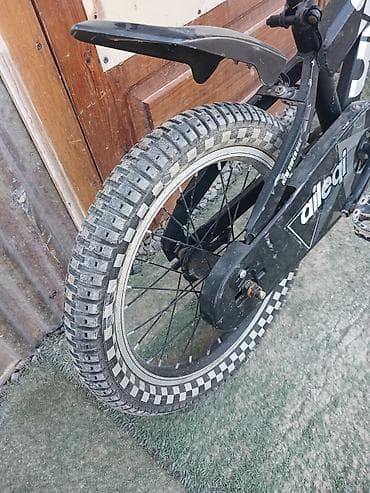 matorlu velospet: İşlənmiş İki təkərli Uşaq velosipedi 16", sürətlərin sayı: 1, Ödənişli çatdırılma — 5