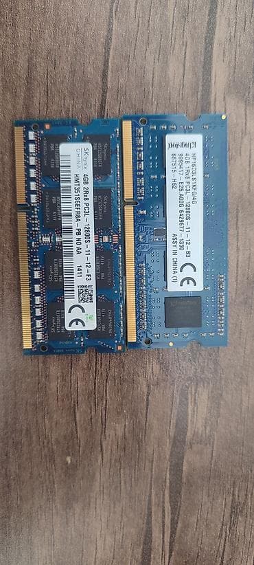 4 terabayt harddisk: Operativ yaddaş (RAM) Samsung, 4 GB, 2666 Mhz, DDR4, Noutbuk üçün — 5