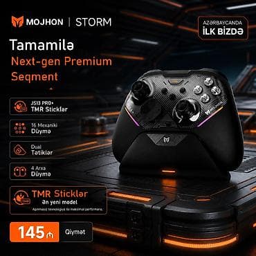 🎮 Mojhon Storm – Gamepad Dünyasının Ultra-Premium Zirvəsi! - Next-gen