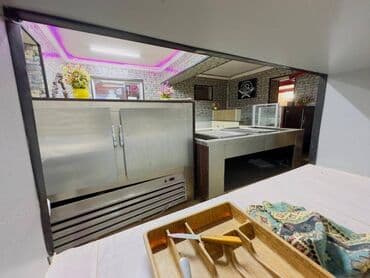 mingecevir obyekt: Yari zirzemi tam temirli mebeli 307 kv obyekt icareye verilir restoran — 2