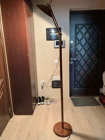 абажур для торшера: Torşer Vintage tərzli – tənzimlənən işıqlı döşəmə lampası - Material — 2