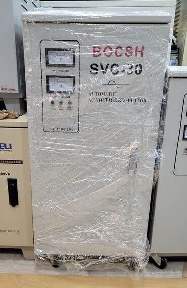 стабилизатор для камеры: BOSCH Zavod istehsalı 30 KVA-20 KLV 2 ədəd mis sarğılı .1 il zəmanət — 1