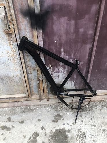 işlənmiş velosipet: 26 liq stels tund qehveyi rengde rama 26 liq Bmw aliminum ag mavi — 3