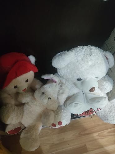 Məxməri yumşaq oyuncaqlar dəsti Məhsul təsviri: - Müxtəlif ölçü və