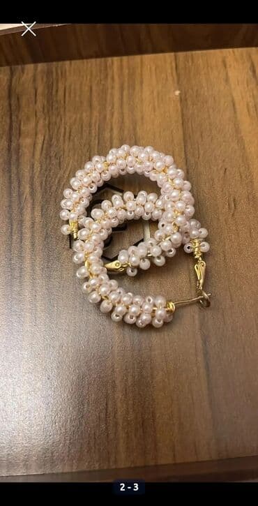 qizil kulce satilir: 3 sırğa.İşlənməyiblər — 3