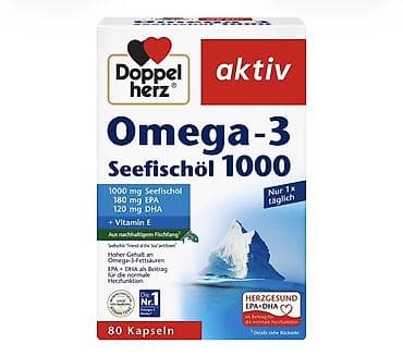 Doppelherz aktiv Omega‑3 Seefischöl 1000 – 80 kapsul Məhsul — 1