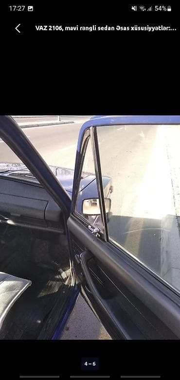 1994 bmw 320: VAZ 2106, mavi rəngli sedan Xüsusiyyətlər: - Kuzov: sedan, mavi rəng — 4