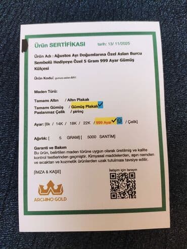 qizilin qrami neciyedi 2020: Məhsul: ARC Kuyumculuk – ARCHİN Jewels istehsalı saf gümüş külçə - — 4