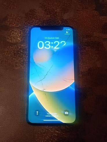 iphone xr 13 pro: IPhone X, 256 GB, Ağ, Qırıq — 2