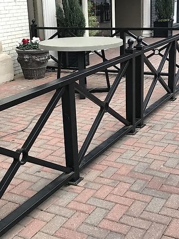 optik qaynaq: Balkon məhəccəri, Polad — 8