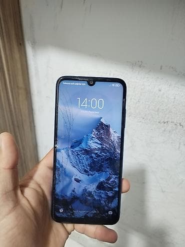 rog ally x: Redmi Note 7, 32 GB, rəng - Mavi, Qırıq — 1