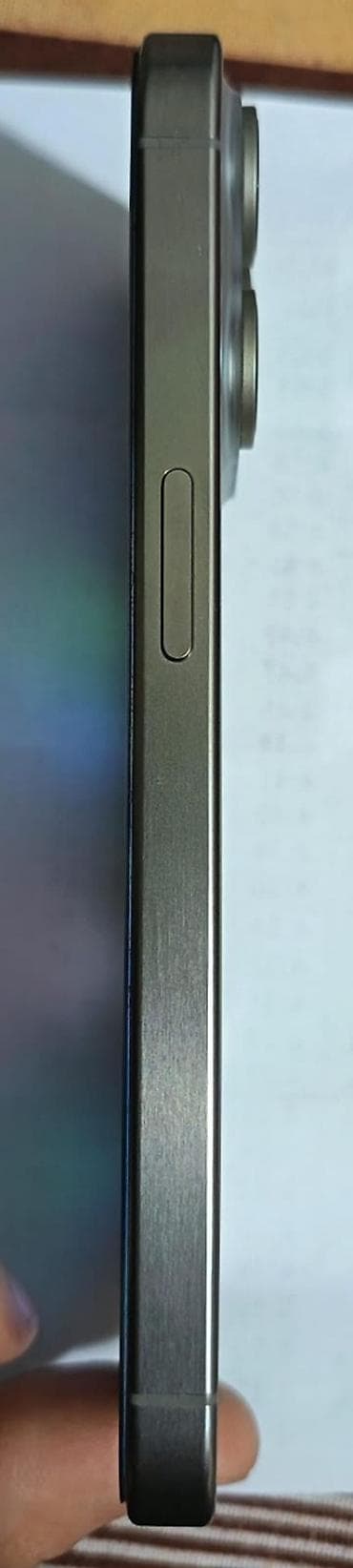 ikinci el xaladenik: IPhone 15 Pro, 128 GB, Black Titanium, Face ID — 3