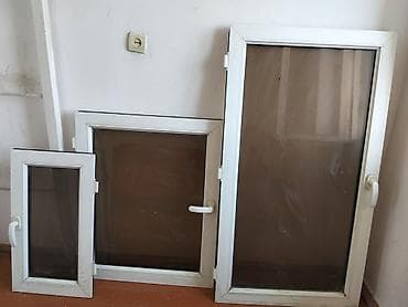 plastic pencere: 2 ci əl pencərə satılır ünvan Bülbülədə yerləşir eni 150 sm. üzünü 136 — 2