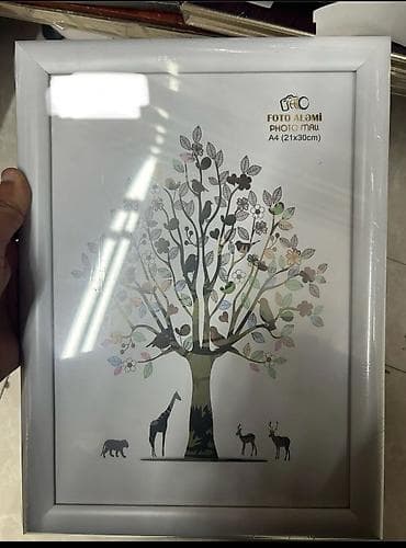 divar aboyu: Foto/sertifikat çərçivələri dəsti - Ölçülər: - A4 (21x29,7 sm) – — 8