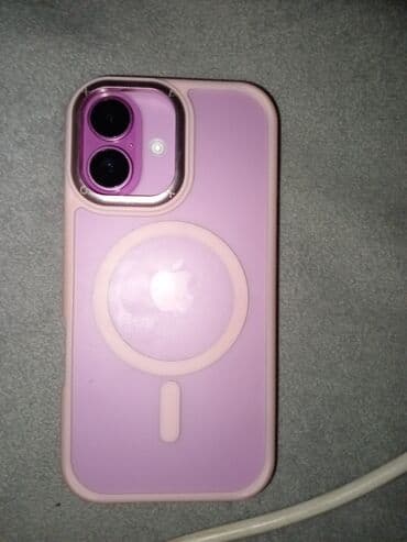 iphone ehtiyat hisseleri: IPhone 16, 256 GB, Çəhrayı, Zəmanət, Barmaq izi, Simsiz şarj — 2