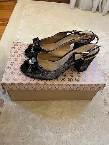 dəri ayaqqabılar: Paoletti qadın ayaqqabısı Razmer 37 - Model: Slingback, açıq burunlu — 1