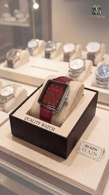 telfon saat: Qol saatı, Gucci, rəng - Qırmızı — 1