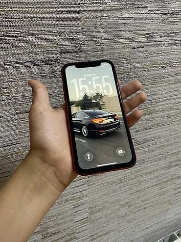 iphone 64gb: IPhone 11, Qırmızı, Face ID — 4