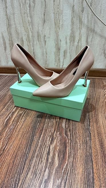 женские босоножки на шпильке: Zərif hündürdaban qadın ayaqqabıları - Model: İti burunlu klassik — 4