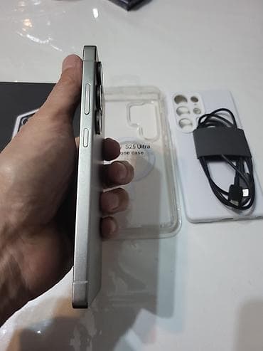 s25 ultra irşad: Samsung Galaxy S25 Ultra, 256 GB, rəng - Gümüşü, Sensor, Barmaq izi, Simsiz şarj — 5
