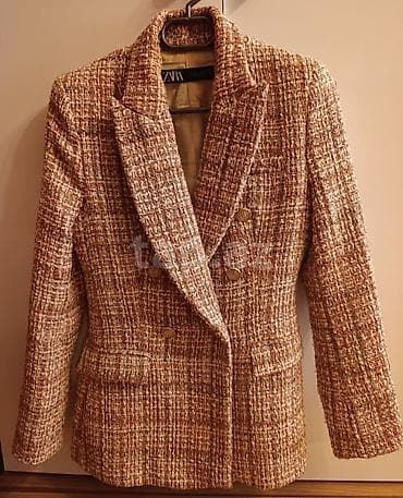 Женская одежда: Пиджак, Zara, Твид, S — 1