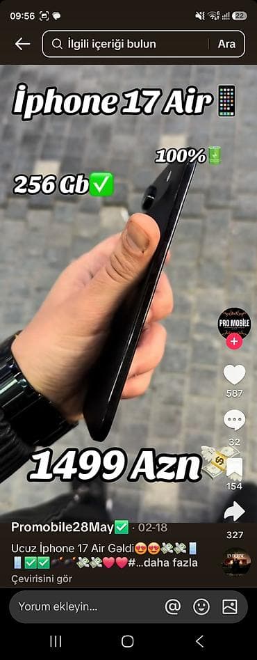 iphone x barter: IPhone Air, 256 GB, Qara — 3