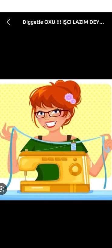 работа уборщицы на неполный рабочий день: Tikiş üzrə iş təklifi Derzi isi izdelnidi ne tikirsen onu alirsan — 1