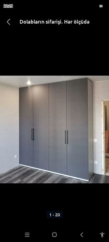 ağaç satış: Açılan, 4 qapılı Düz dolab, Şifonyer, Türkiyə — 6